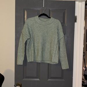 Madewell green sweater